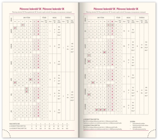 Agenda tascabile Vellum 2025 Nero