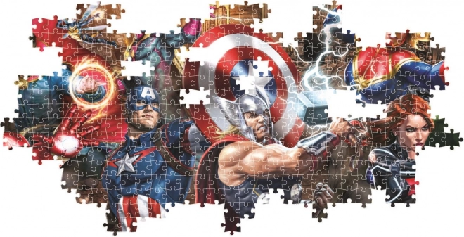 Puzzle 1000 pezzi panorama Compact THE AVENGERS