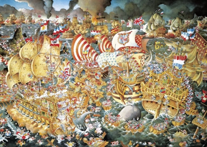 Puzzle HEYE la Battaglia di Trafalgar 2000 pezzi