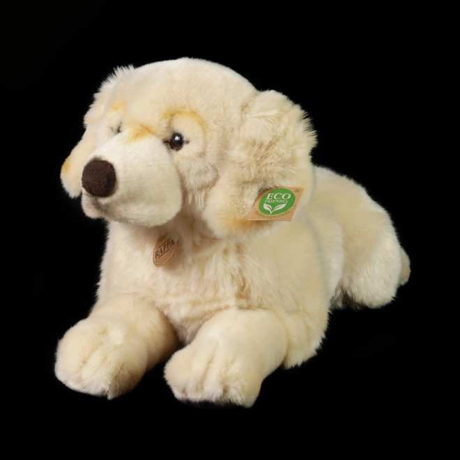 Cane di peluche retriever sdraiato ECO-FRIENDLY 60 cm