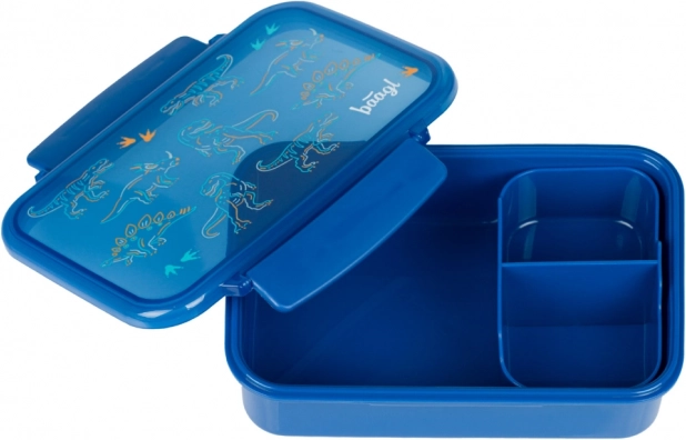 Scatola per merenda BAAGL con scomparti Dino