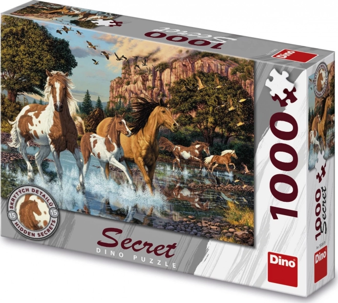 Puzzle Dino Secret Collection: Cavalli 1000 Pezzi