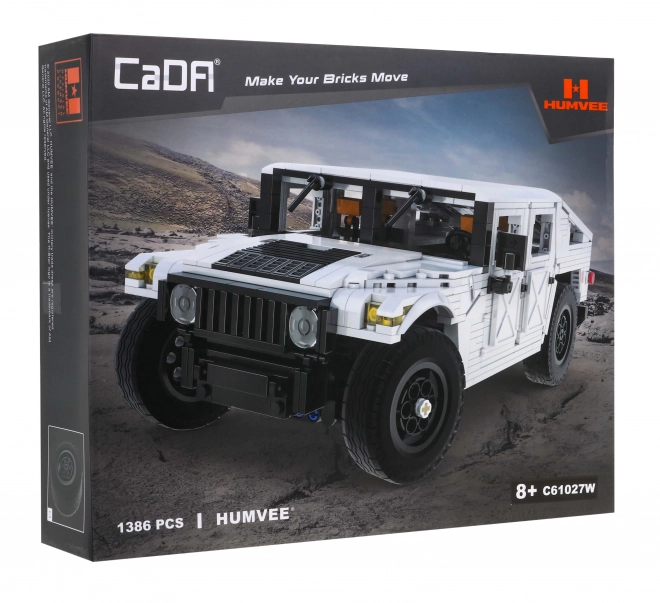 Blocchi di costruzione Humvee veicolo militare 1:12 per bambini 8+