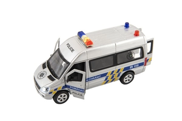 Auto della Polizia con Luci e Suoni 15cm