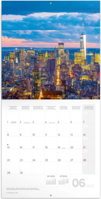 Calendario delle note New York 2026