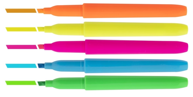 5 pennarelli neon per colori brillanti