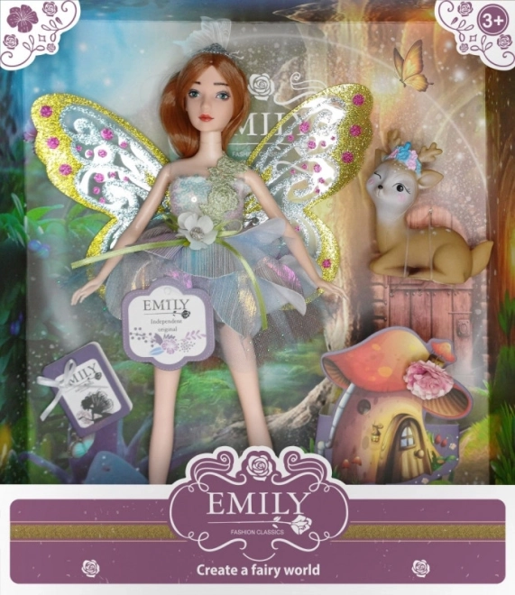 Bambola Emily Fata blu