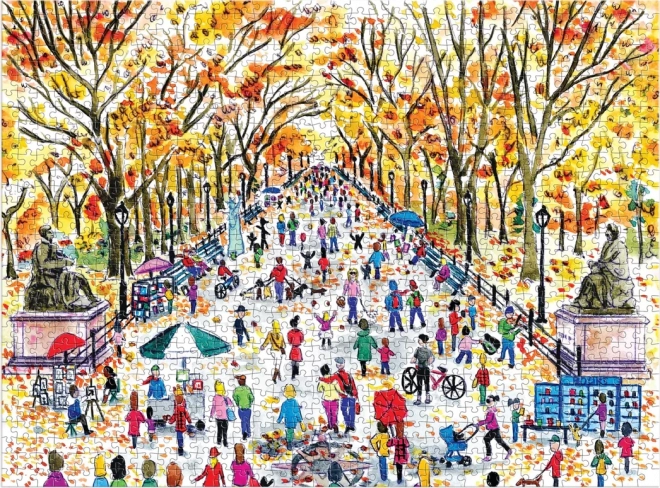 Puzzle Autunno al Central Park 1000 Pezzi di Galison