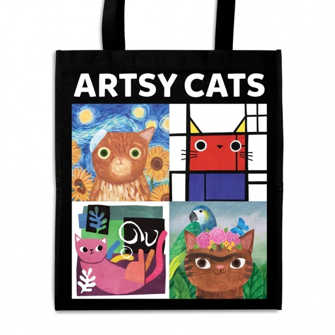 Borsa riutilizzabile Gatti artistici Mudpuppy