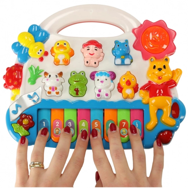 Pianoforte interattivo per bambini suoni animali