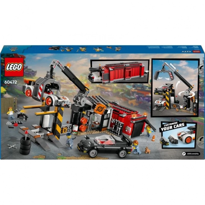 Cantiere di rottami con automobili LEGO City