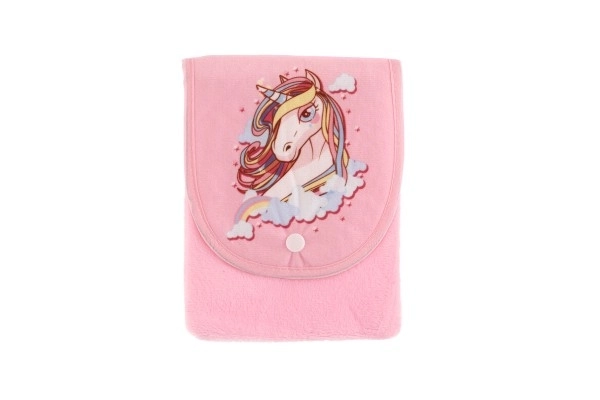 Borsa unicorno in tessuto/plush