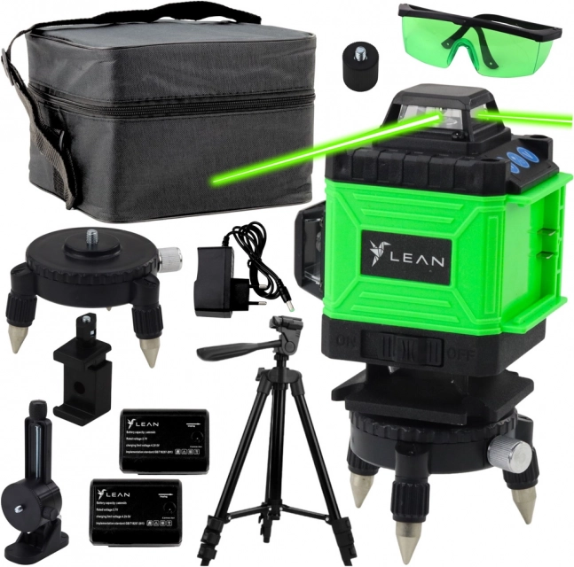 Livella Laser 4D 16 linee con luce verde