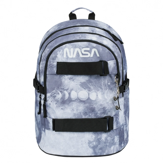 Zaino Scolastico Skate NASA Grigio