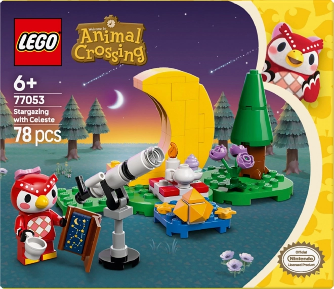 Osservazione delle stelle con Celeste Lego Animal Crossing