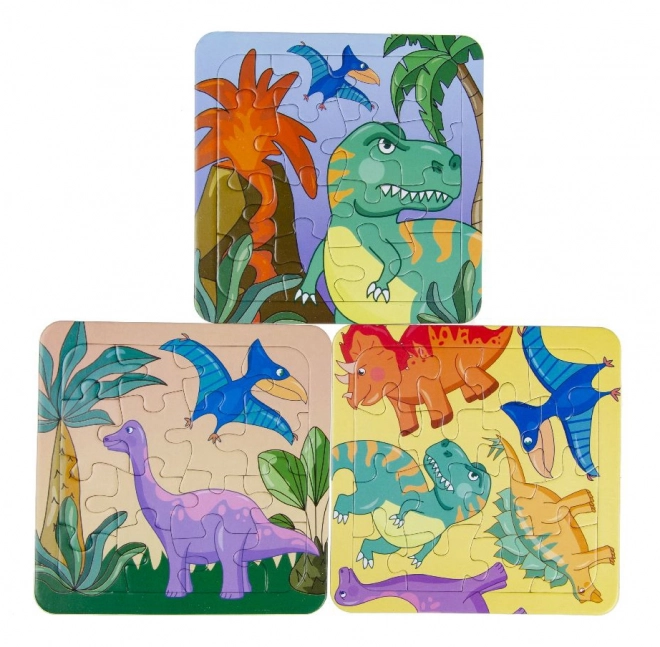 Puzzle con dinosauri 16 pezzi