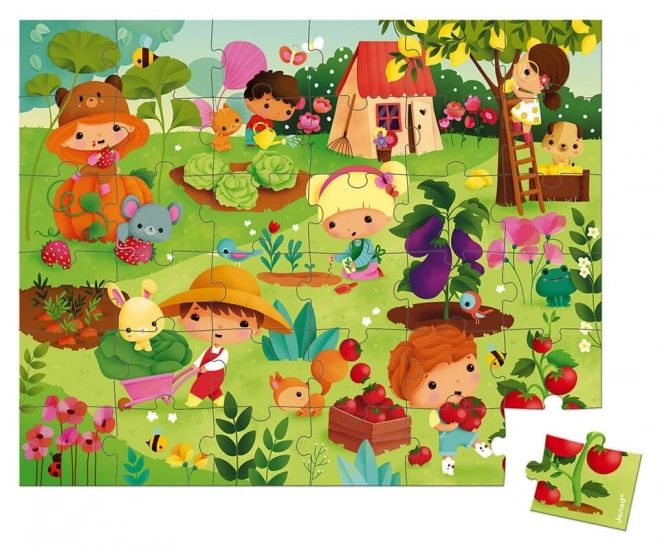 Puzzle Janod Giardino 36 Pezzi