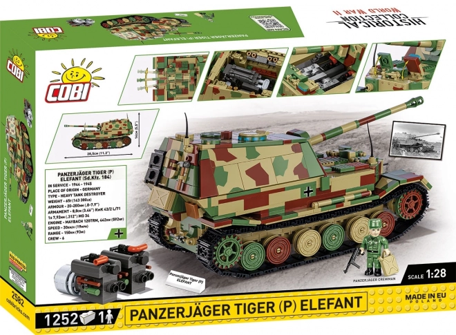 Modello a blocchi Panzerjäger Tiger (P) Elefant