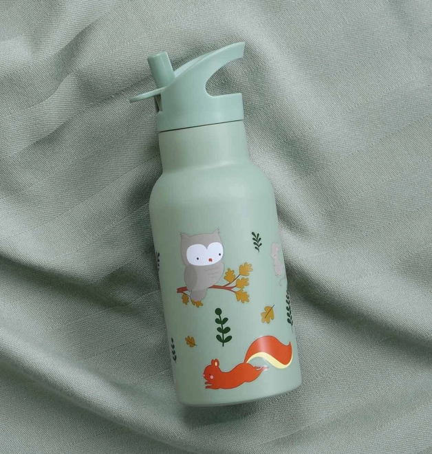 A Little Lovely Company Bottiglia in acciaio inox 500 ml – Amici della foresta
