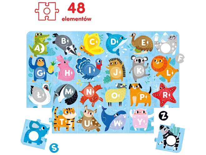CzuCzu puzzle grandi con foro Alfabeto