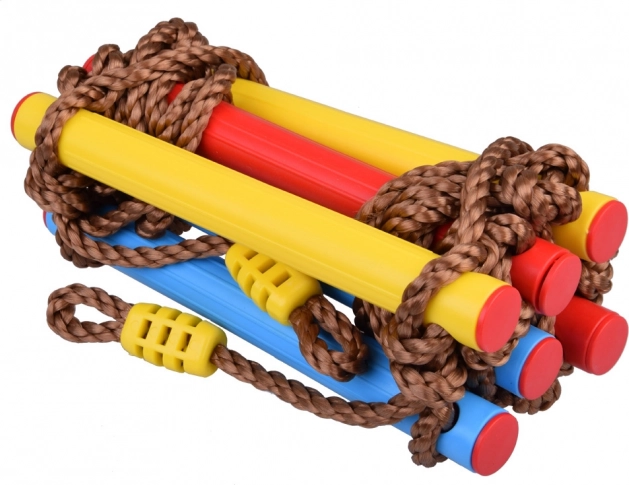Scala di corda colorata per bambini