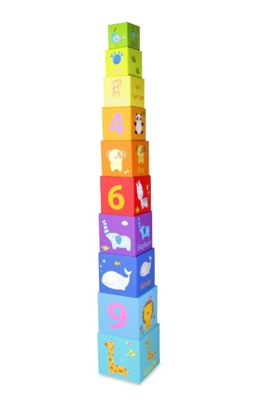 torre a incastro puzzle scatola dei blocchi da Classic World