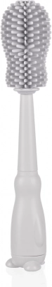 Spazzola in silicone 3 in 1 per biberon, Grigio Chiaro