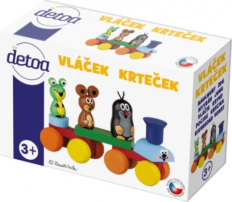 Trenino di legno TALPA KRTEČEK Detoa
