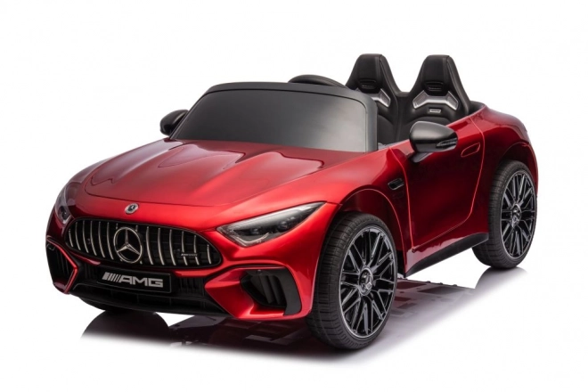 Mercedes AMG SL63 auto verniciato rosso a batteria