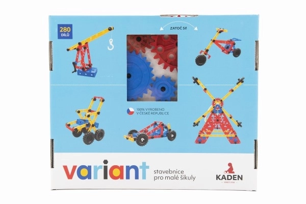 Costruzioni Variante plastica 280 pezzi in scatola 33x28x8cm