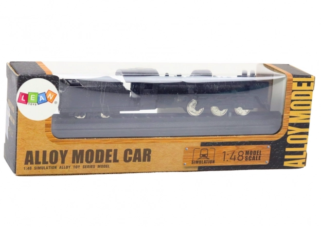 Modello collezionabile treno locomotiva 1:48 nero