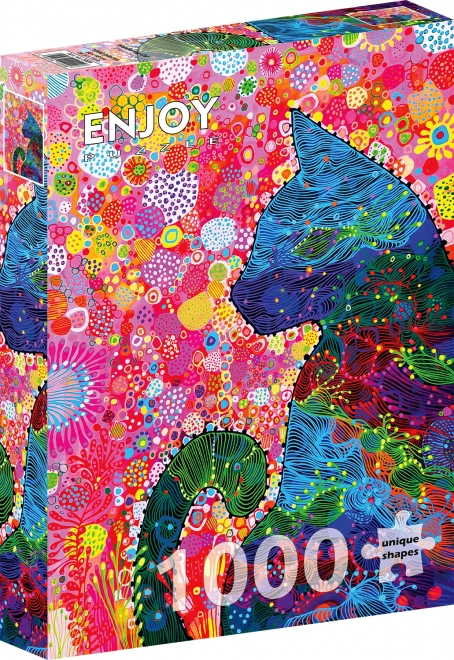 Puzzle Gatto Pensieroso 1000 Pezzi