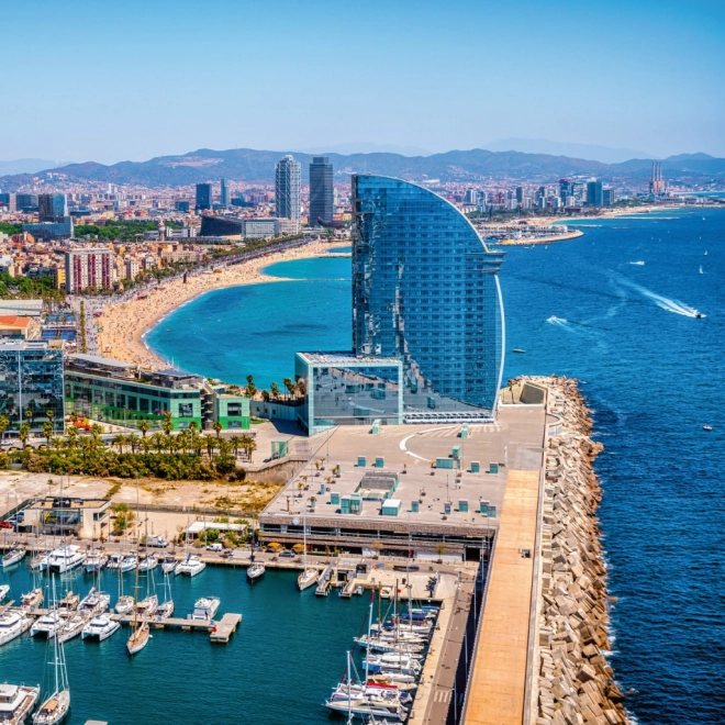Calendario per appunti Barcellona 2026, 30 x 30 cm
