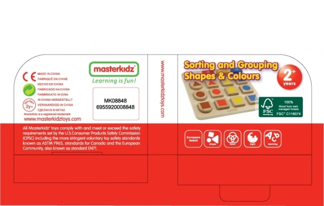 Tabellone Educativo Forme e Colori MASTERKIDZ