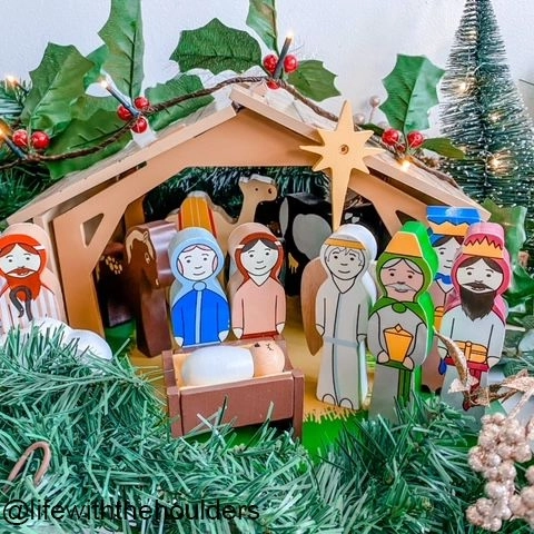 Presepe in legno per bambini Bigjigs