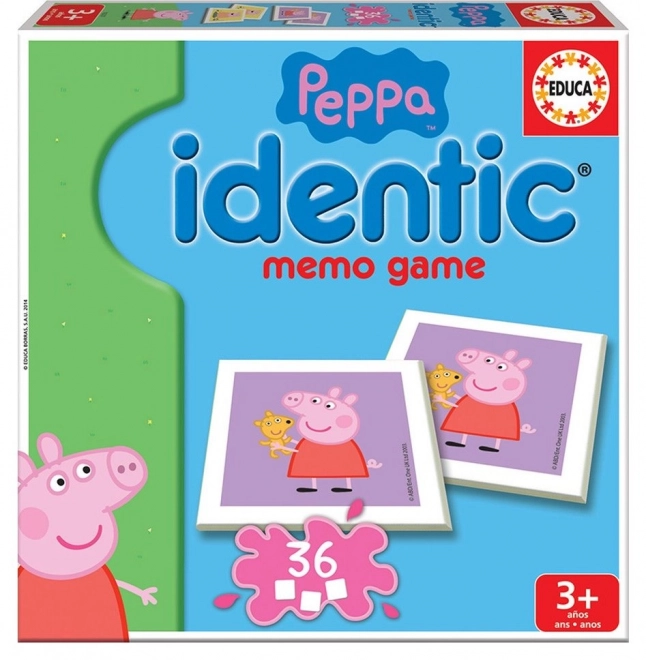 Gioco di Memoria Peppa Pig di EDUCA con 36 Carte