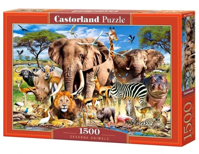 Puzzle animali della savana 1500 pezzi