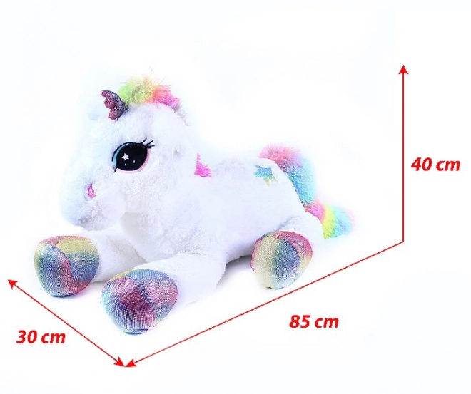 Grande unicorno di peluche Funkie 85 cm