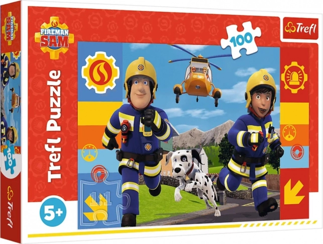 Puzzle 100 pezzi – sempre d’aiuto POMPIERE SAM TREFL