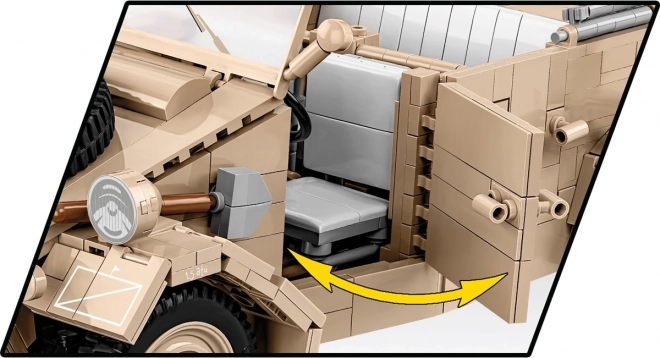 Kubelwagen Raffinato Modell in Scala 1:12 di Cobi