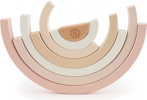 bieco arcobaleno di legno impilabile cerbiatto ella