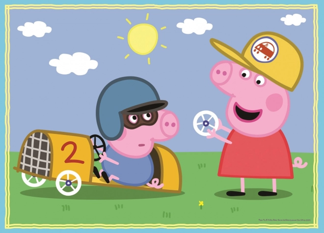 Puzzle 4 in 1 Peppa Pig