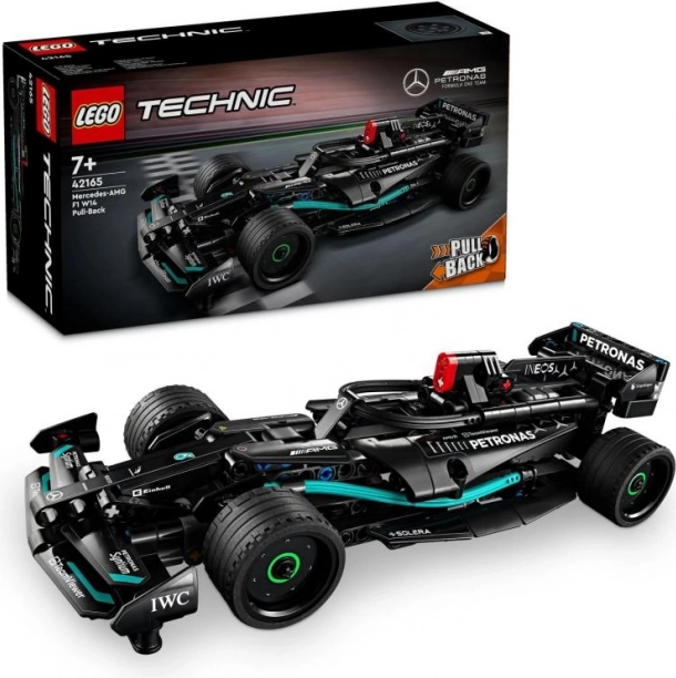 lego technic mercedes-amg f1 w14 e performance pull-back auto da corsa