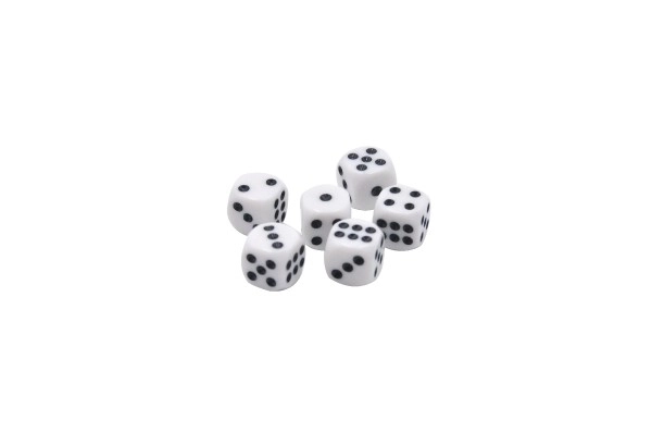 Dadi da gioco 13x13mm Set da 6