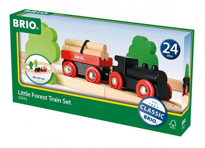 Set treno piccolo foresta Brio