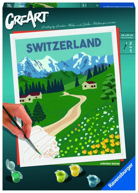 Ravensburger CreArt - Paesaggio della Svizzera