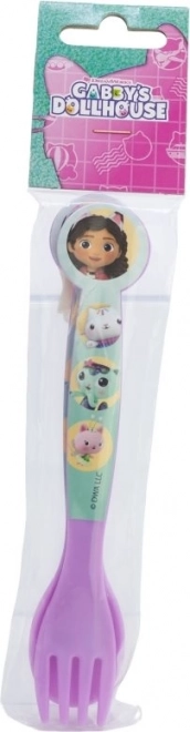 Posate per bambini con tema La magica casetta di Gabina