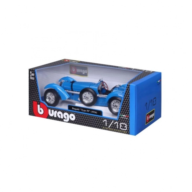 Modello in scala 1:18 Bugatti Type 59 di Bburago