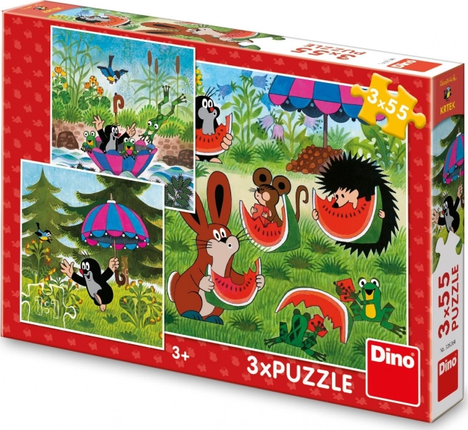 Puzzle Krtek e l’ombrello