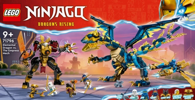 Lego Ninjago Drago Elementale contro Mech dell'Imperatrice